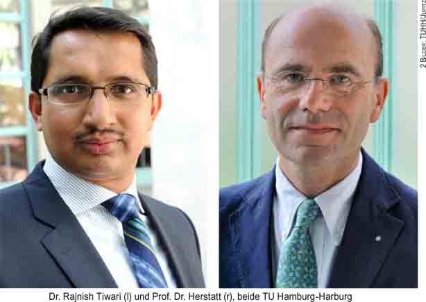Dr. Rajnish Tiwari (l) und Prof. Dr. Herstatt (r), beide TU Hamburg-Harburg