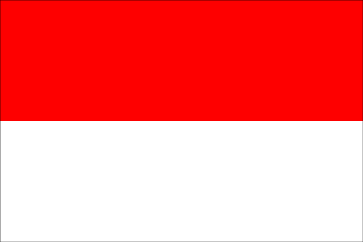 Indonesien Flagge