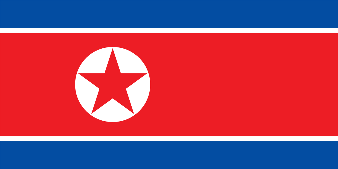 Nordkorea Flagge