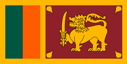 Sri Lanka Flagge